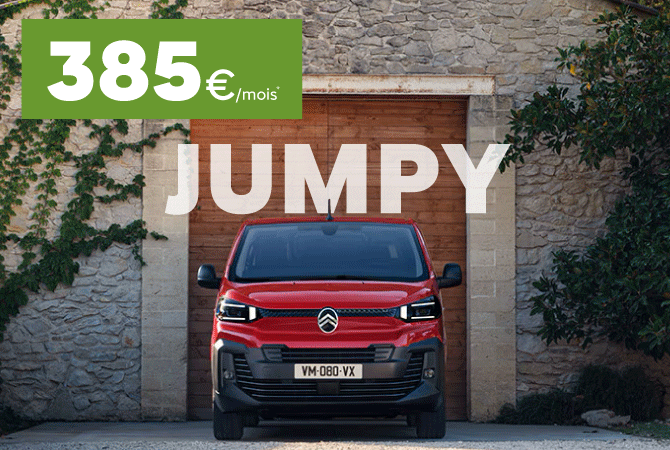 Faible loyer sur Citroën Jumpy